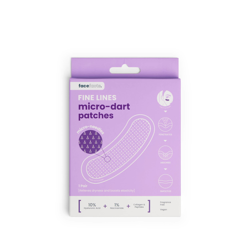 Face Facts Micro-Dart Patches - Fine Lines