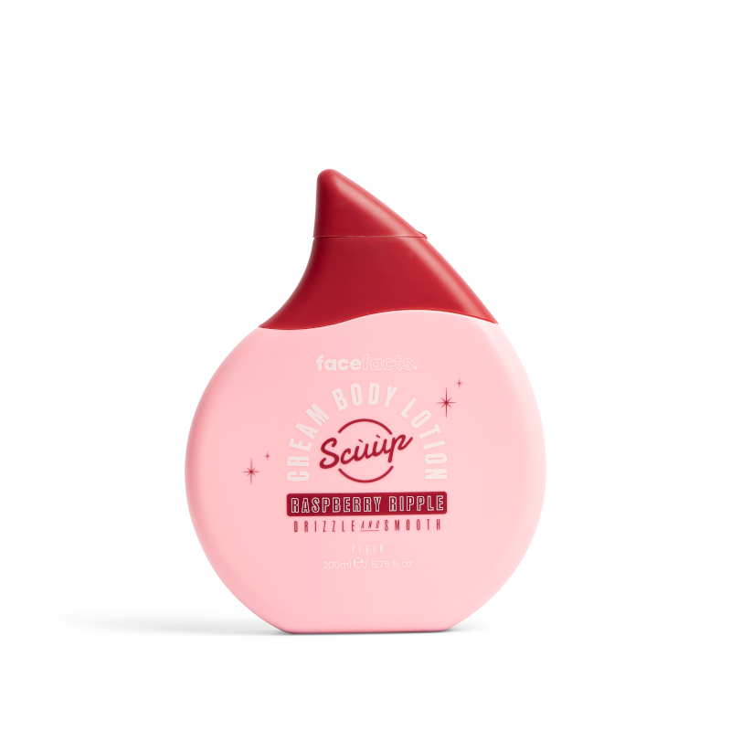 Face Facts Scuup Raspberry Ripple Cream Body Lotion