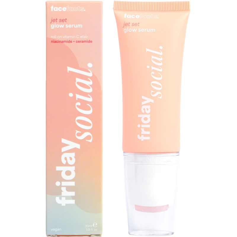 Face Facts Friday Social - Jet Set Glow Serum