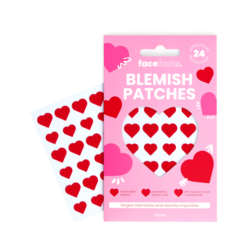 Face Facts Blemish Patches - Red Hearts