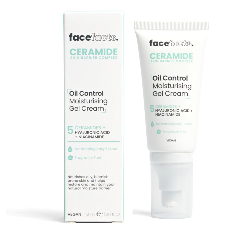 Face Facts Ceramide Oil Control - Moisturising Gel Cream