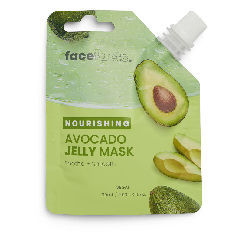 Face Facts Pouches Jelly Mask - Avocado