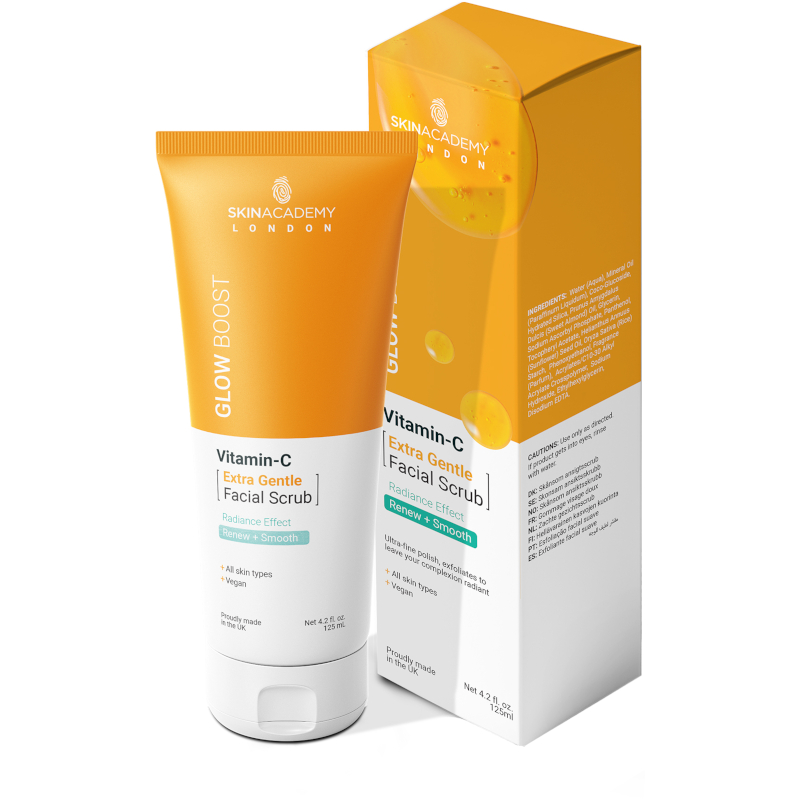 Skin Academy London Glow Boost Extra Gentle Facial Scrub