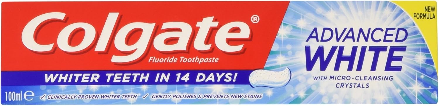 Colgate 100Ml Advanced Whitening Toothpaste Import
