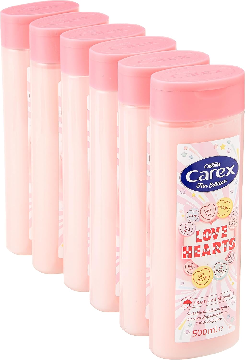 Carex Shower Gel 500Ml Love Hearts