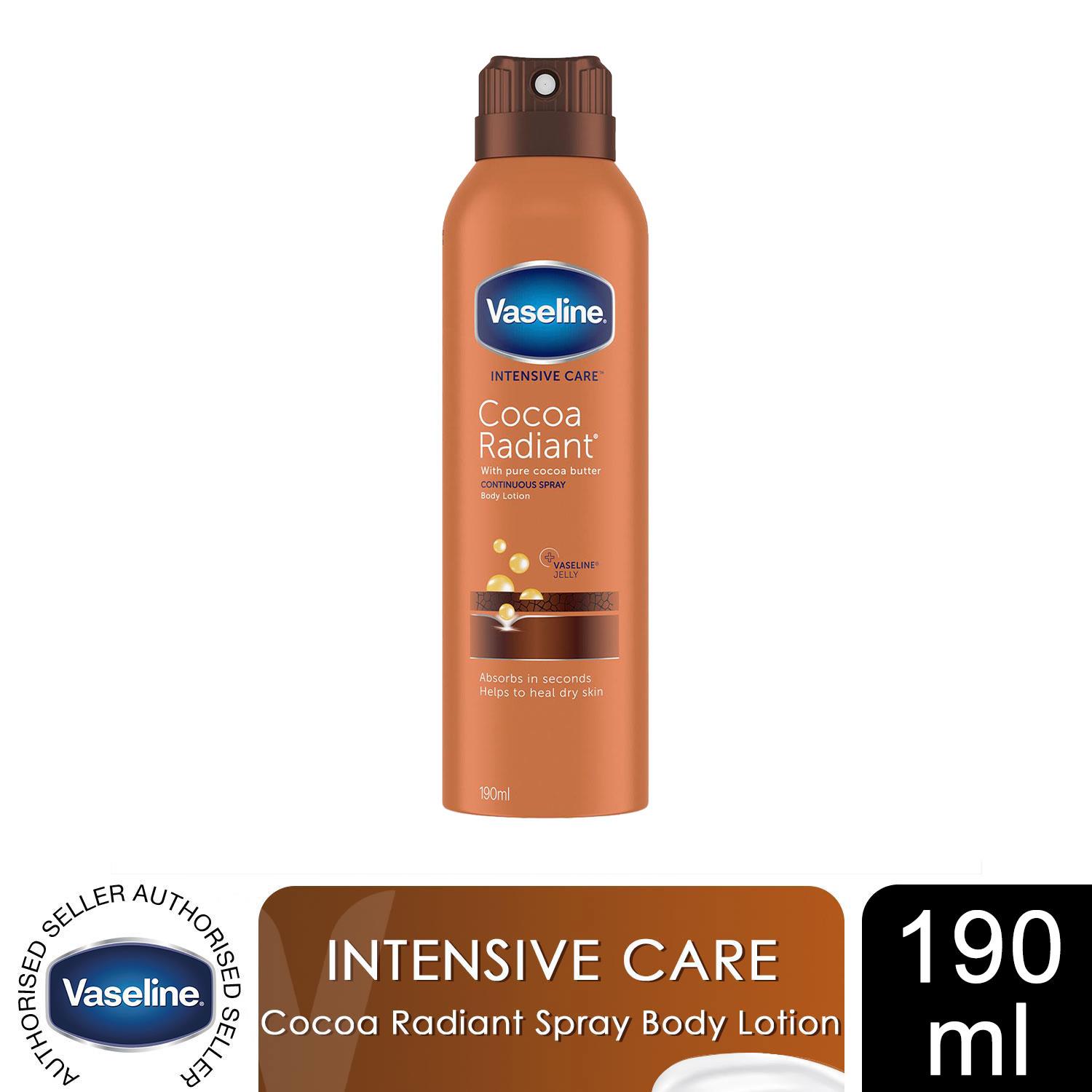 Vaseline Intensive Care Cocoa Radiant Moisturiser 190Ml