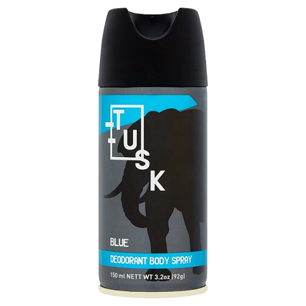 Tusk Body Spray 150Ml Blue