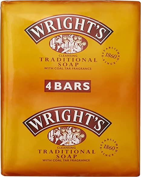 Wrights Coal Tar Soap 4 Pack 100G