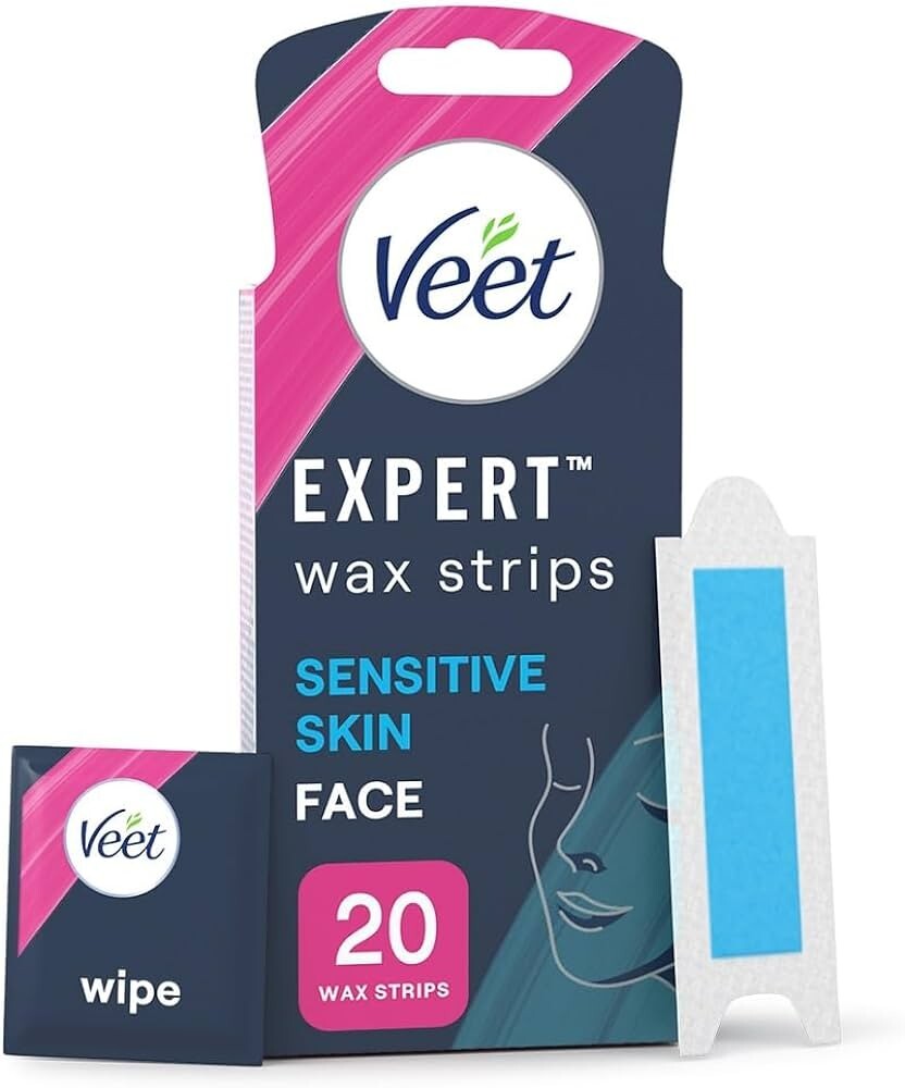 Veet Expert Wax Strips Face Sensitive 20'S