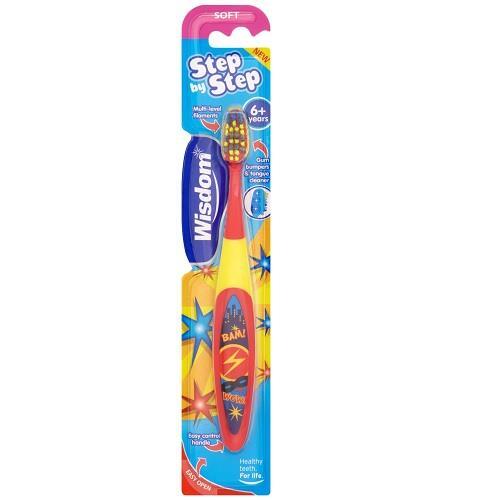 Wisdom Kids Step By Step 6+ Years Toothbrush